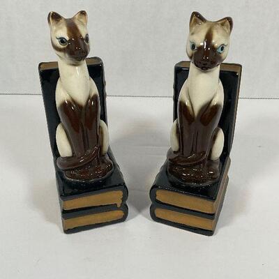 Cat Book Ends - Made in Japan