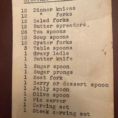 inventory list 