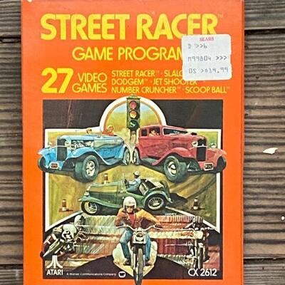 Street racer vintage video game