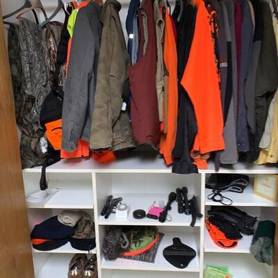 Fantastic selection of hunting clothes boots etc.