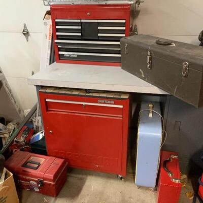 One of 11 craftsman tool boxes