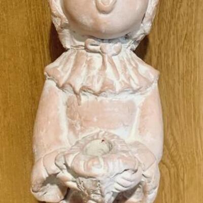 Ceramic Angel Candle Holder over 15in Tall