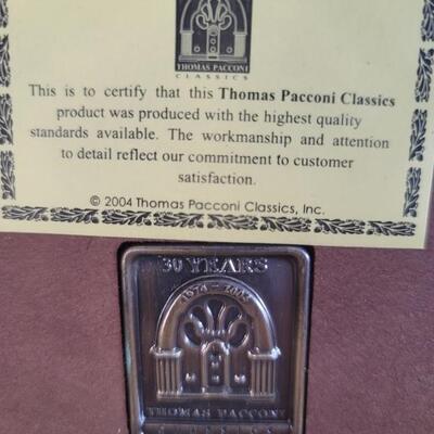 Thomas Pacconi Hand Blown Glass Church w/ COA