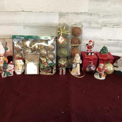 Christmas Ornaments & Decor, some in box