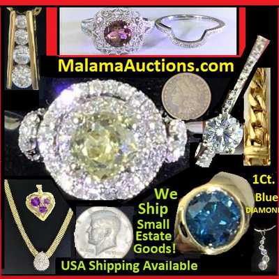Go to: MalamaAuctions.com NOW!  Bidding is LIVE !!!
Click-Here to Go to Auction NOW! 