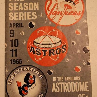1965 Astros Pre-Season Program