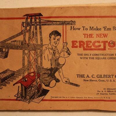 1938 How to Make â€˜Em The New Erector Booklet