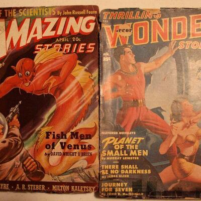 Amazing Stories, April 1940, Fish Man of Venus