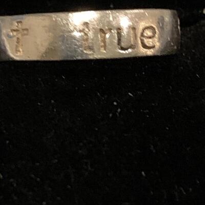 Sterling Silver 'True Love Waits' Ring, Size 7