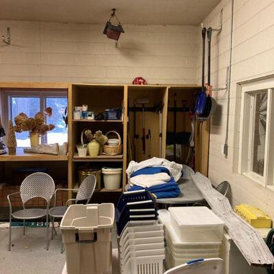 1 of 2 garages w/much more to unpack