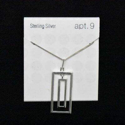 APT. 9 Sterling Silver Necklace - NEW