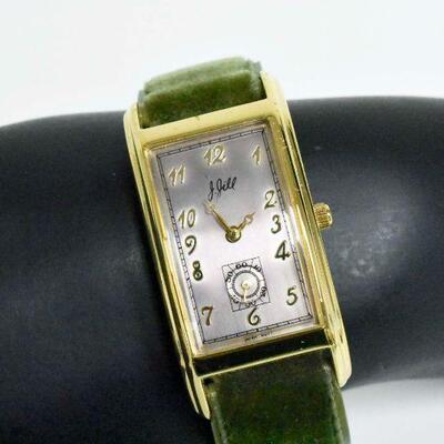J Jill Watch with Leather Green Velvet Strap