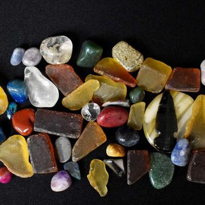 Various Polished Stones - 14.5 Ounces