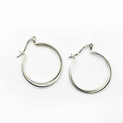 Sterling Silver Loop Earrings