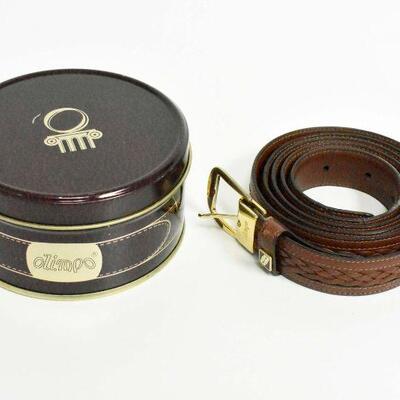 Pierre Cardin Brown Leather Belt