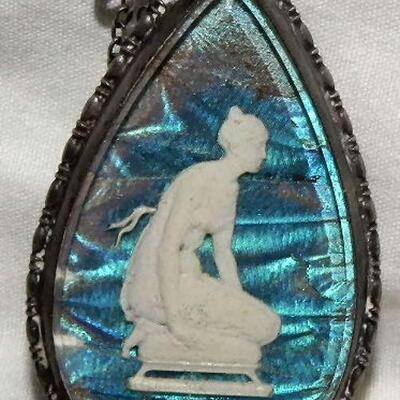 1920's T.M. Co Sterling Butterfly Wing Necklace