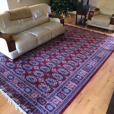 129" Length x 93.5" Width
*This Item is rolled up and located inside the livingroom*