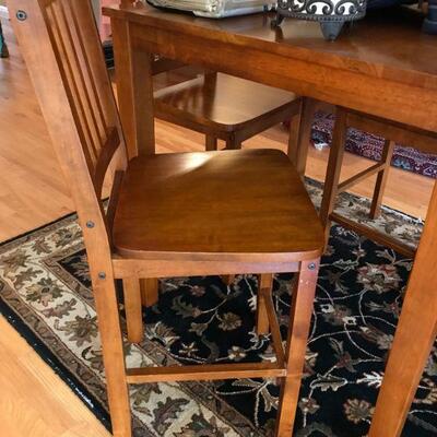 Pub Table with (4) Chairs
Table Dimensions: 36" Length x 36" Wide x 36" Height
Chairs: 16.5" Length x 17.5" Wide...