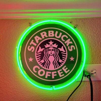 #1016 • Starbucks Coffee Neon Sign