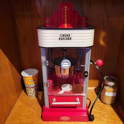 #1104 • Nostalgia Electrics Popcorn Machine with Popcorn Cup