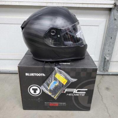 #178 • Torc Racing Helmet New In Box Built In Bluetooth Headset