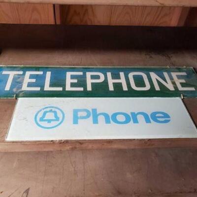 909 â€¢ Glass Phone And Telephone Signs