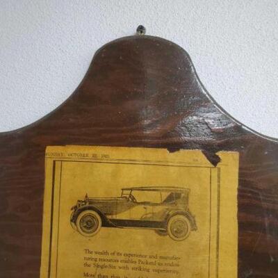 #2024 • Vintage Packard Poster And VIN Plate Decor
