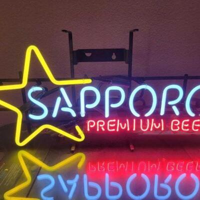 #1024 • Sapporo Premium Beer Neon Sign