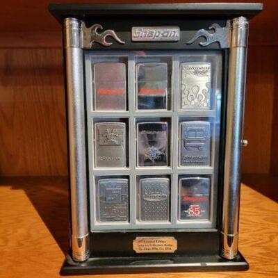 #1110 • Snap-on Limited Edition Zippo Lighter Collection with Case