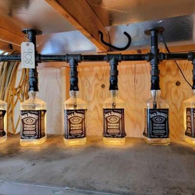 #908 â€¢ 6 Jack Daniel Bottle Light