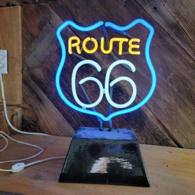 #894 â€¢ Route 66 Neon Sign