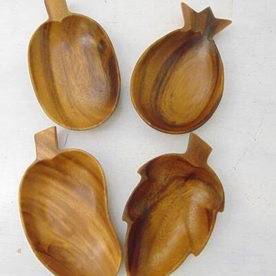 MCM small teak bowls