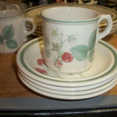 Close up cup and saucer