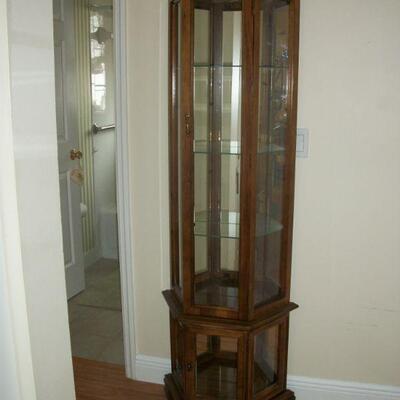 Curio Cabinet with lights