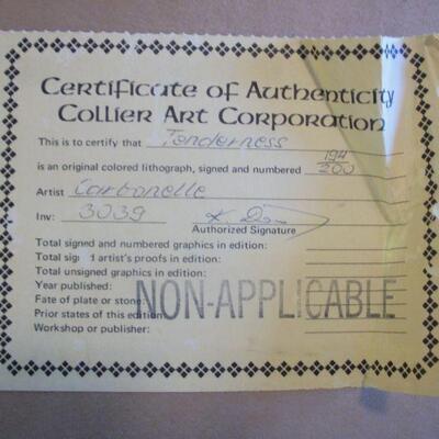 Paperwork on back