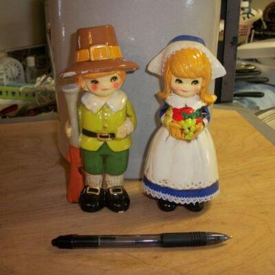 Vintage Pilgrim Figurines