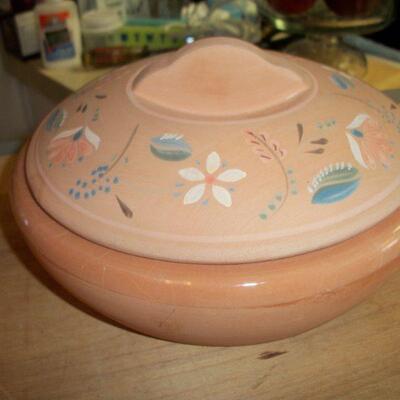 2pcs. Terracotta Covered Dish