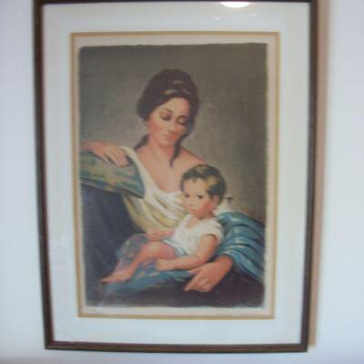 "Tenderness" By: Gonzalez Carbonell  ; Print numbered 194/200