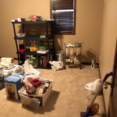 More to sort, unpack and stage.  
