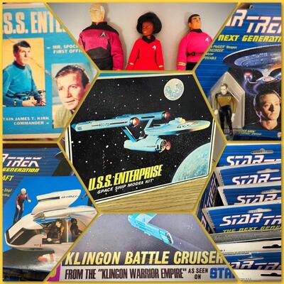 Vintage Star Trek toys (new in box)