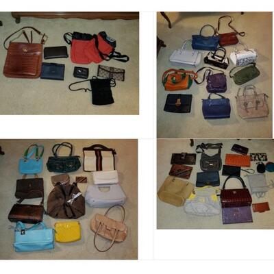Purses, purses, purses.