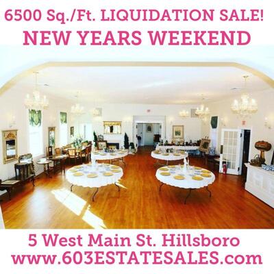 603 Estate Sales www.603ESTATESALES.com New Hampshire Estate Tag Liquidation Sales