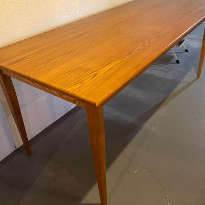 Custom Solid Oak Work Table