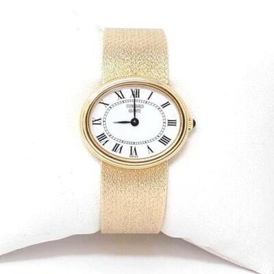 #1410 • 14k Gold Concord Watch
