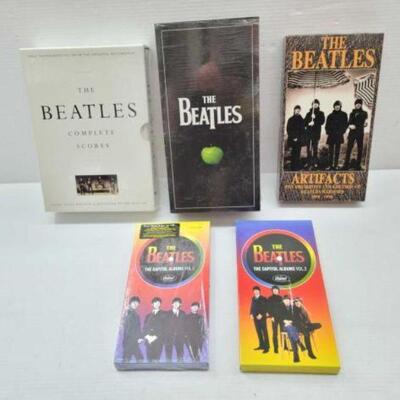 #2586 â€¢ The Beatles Albums, Artifacts & Complete Scores: Includes The Complete Scores, Original Studio Recordings with Mini...