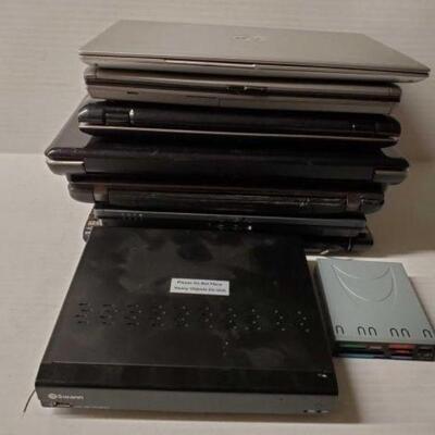 #5244 • 7 Laptops, Memeory Card Reader, And 4 Channel DVR