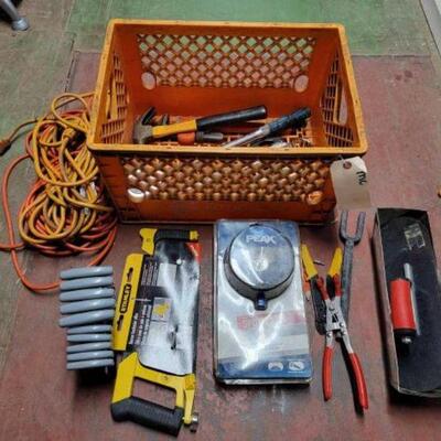 #6176 â€¢ Tools
Extension Cords, Light, Allen Wrenches, Hammer, Ratchet & More