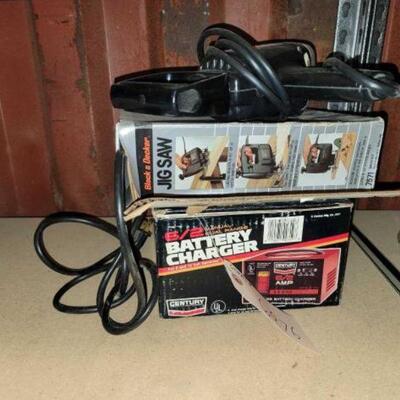 #6076 â€¢ Battery Charger, Jigsaw & Drill