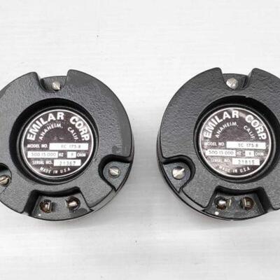 #2562 â€¢ Pair of Emilar Corp. EC 175-8 Drivers
