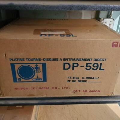 #3428 • Denon Direct Drive Turntable Factory Sealed: Model No: DP-59L